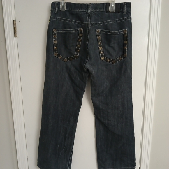 Men's Navy Blue Y2K Reward Jeans Men's Size 38x33 - Picture 1 of 13